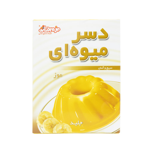 دراژه پودر دسر موز جلید 50گرم